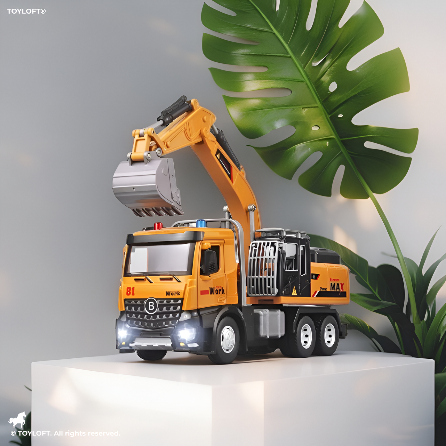 DiggerPro X1– Durable Excavator Playset for Active Learning LMI15066.