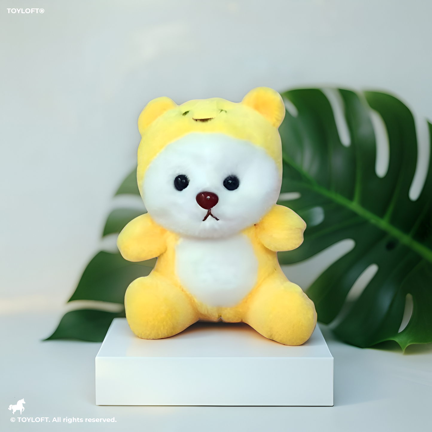 Snuggly Yellow Hoodie Teddy Bear - Soft and Cozy for Babies & Kids - MS14518.