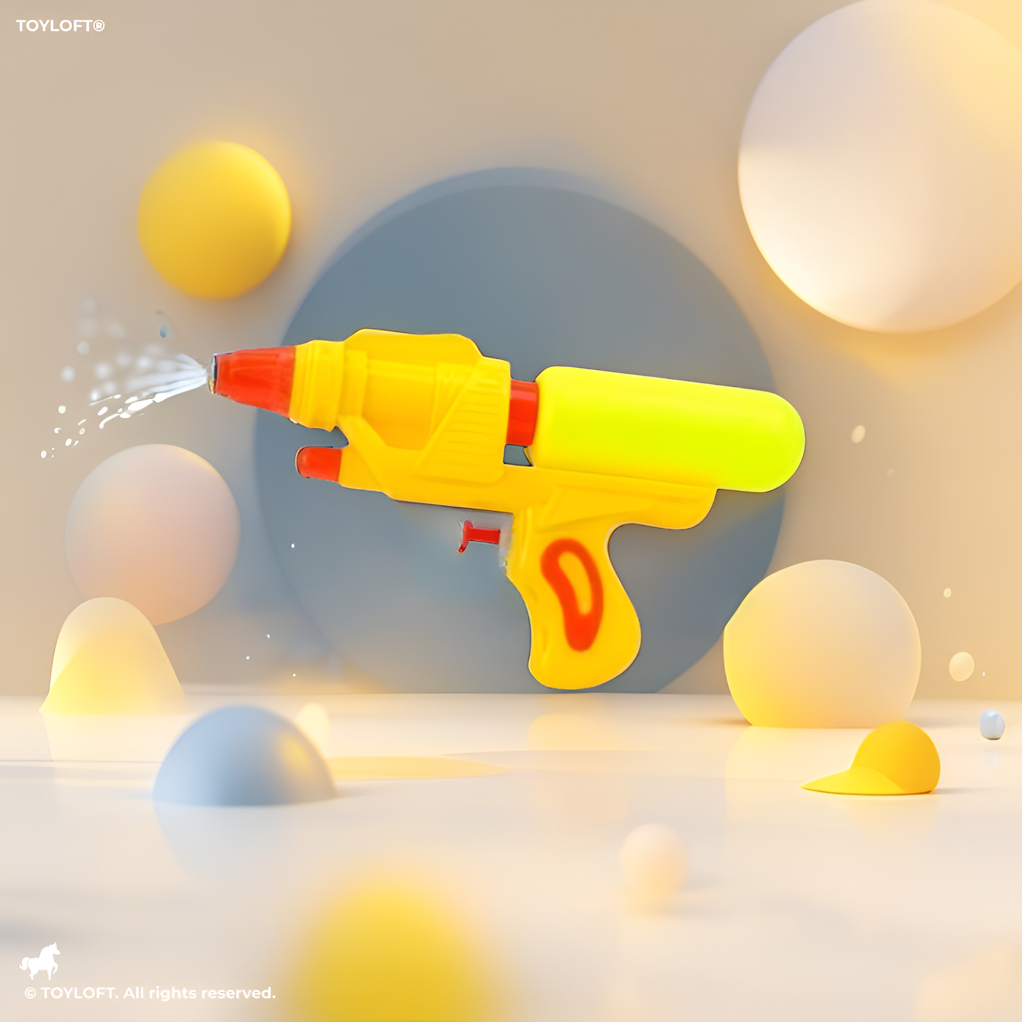 High-Capacity Water Gun for Kids & Adults – Powerful Pressurized Water Blaster for Pool, Beach & Summer Fun Yellow LMI14368