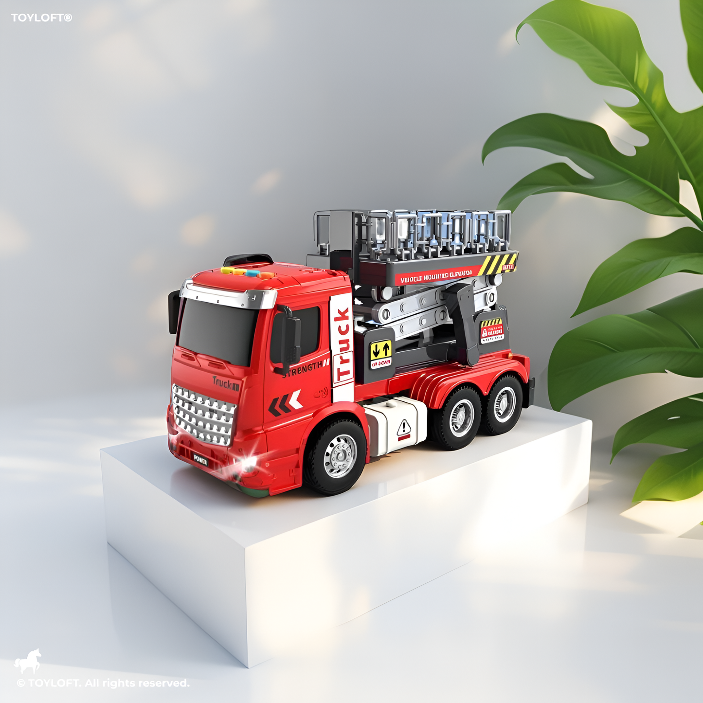 Flamefighter -  Pullback Fire Truck for Kids | Fun & Durable Toy Fire Engine for Pretend Play LMI15068.