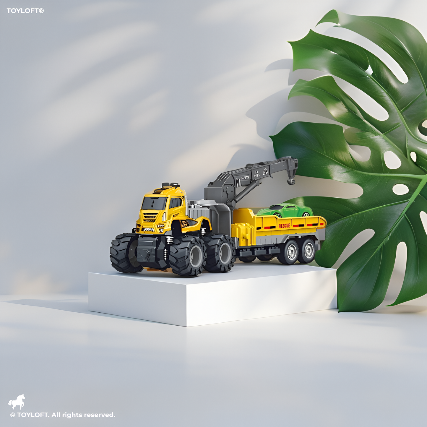 4 x 4 Wheels Friction City Toy Truck LMI12531