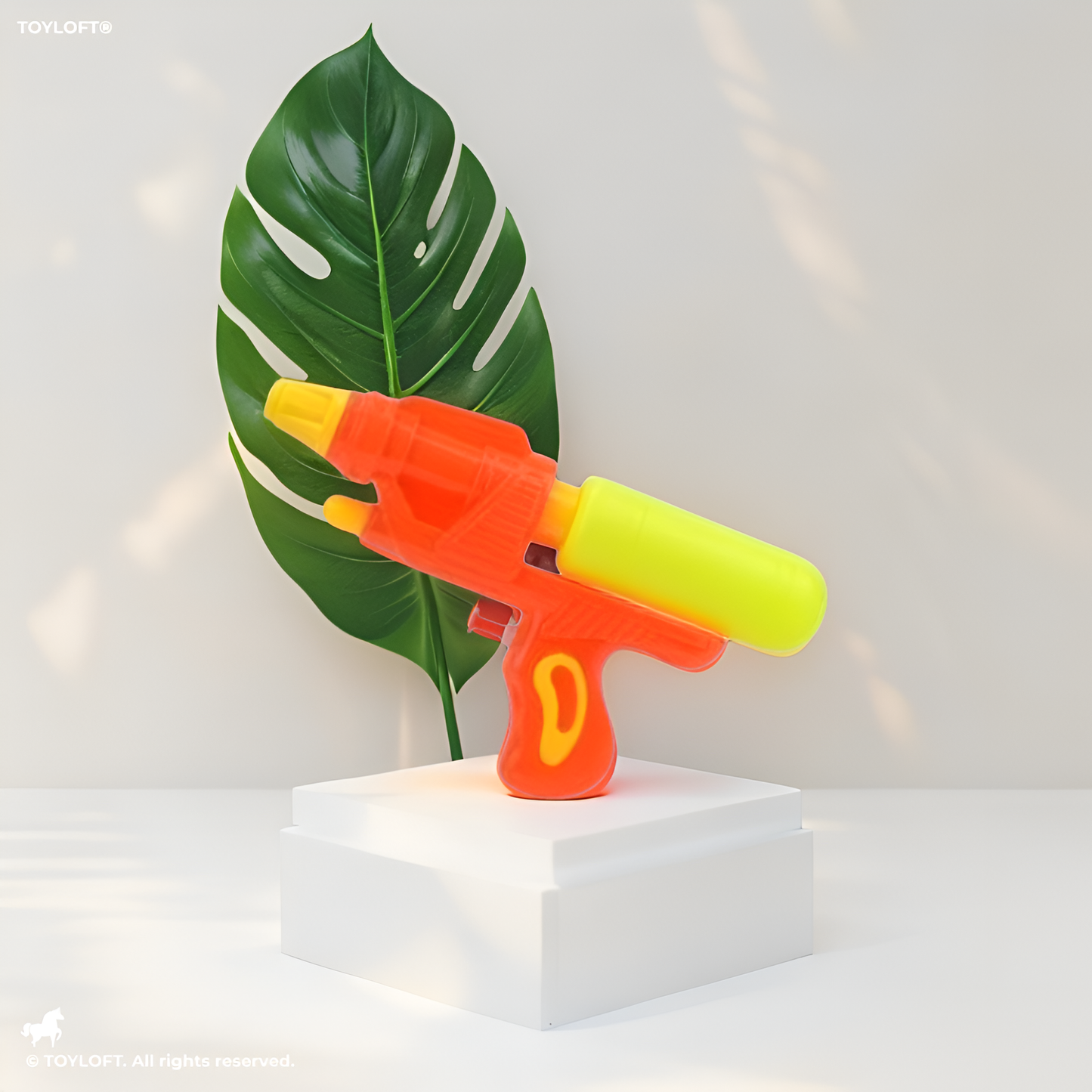 High-Capacity Water Gun for Kids & Adults – Powerful Pressurized Water Blaster for Pool, Beach & Summer Fun (Orange/Yellow) LMI14368