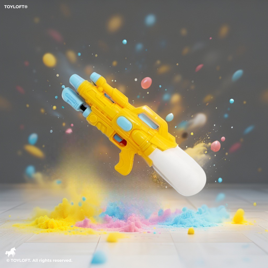 AquaRocket Blaster – Long-Range Water Gun for Outdoor Fun Yellow LMI14556.