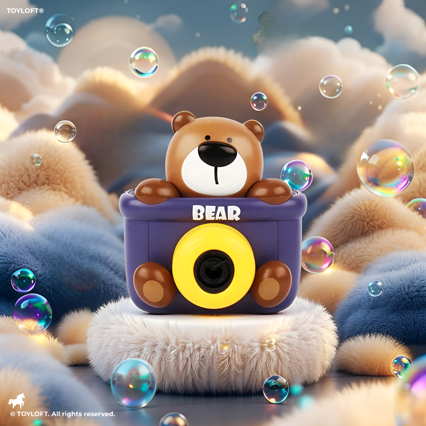 Bear Bubble Camera Toy For Kids
