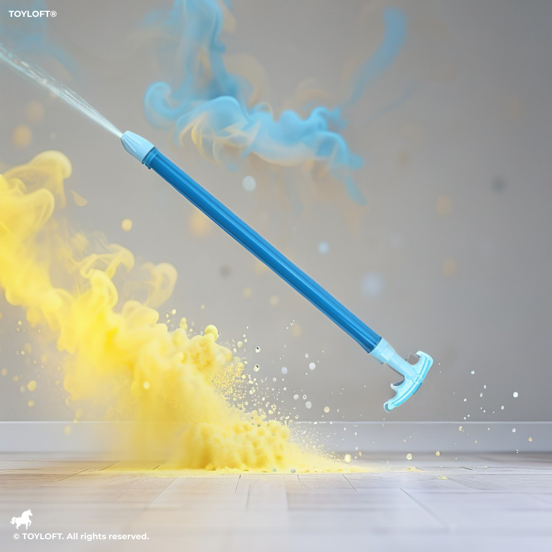 Water Gun Toy Pichkari 51cm – High-Pressure Squirt Gun for Kids & Adults Blue LMI16109.