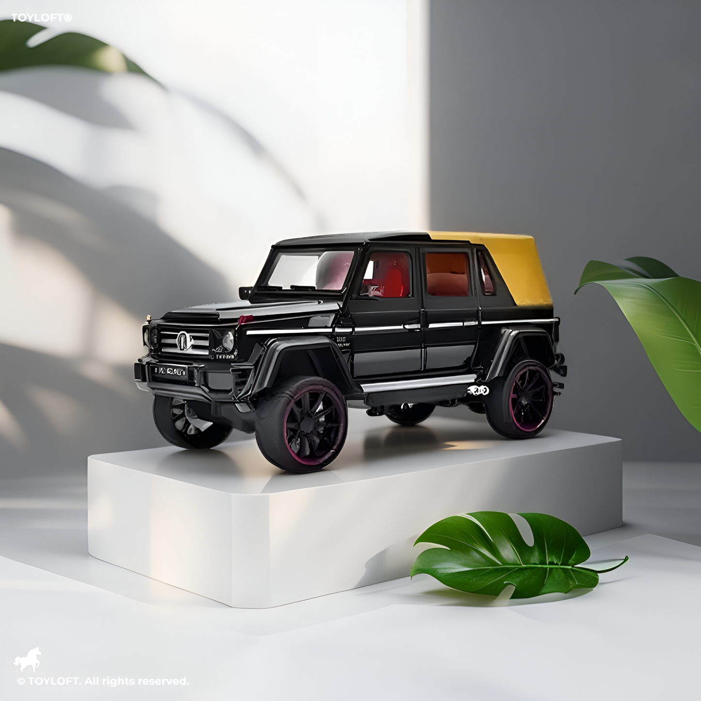 Mercedes-Benz Model Metal Diecast Car Scate black 1:22 LMI15511