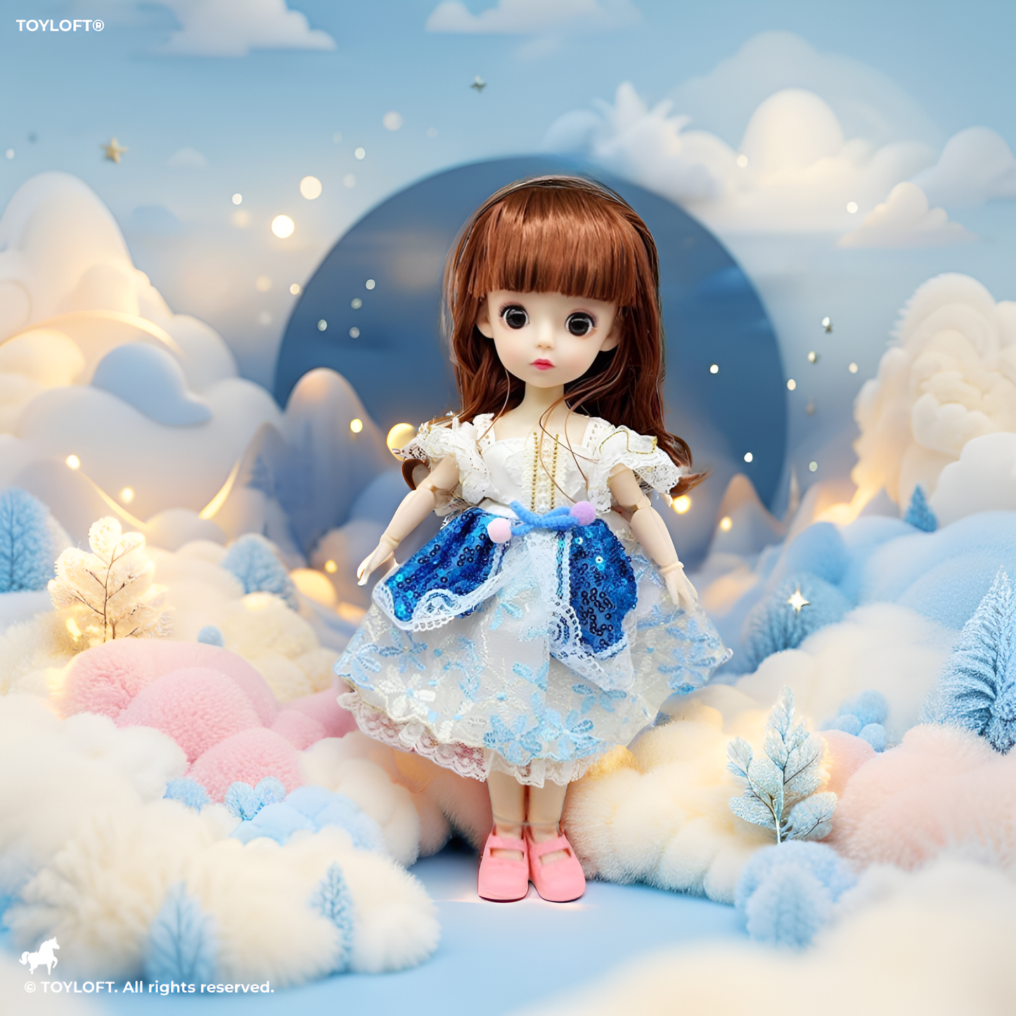 Blue Baby Doll Toy for Kids - Barbie Doll Style | Cute Baby Dolls for Playtime Fun LMI10447