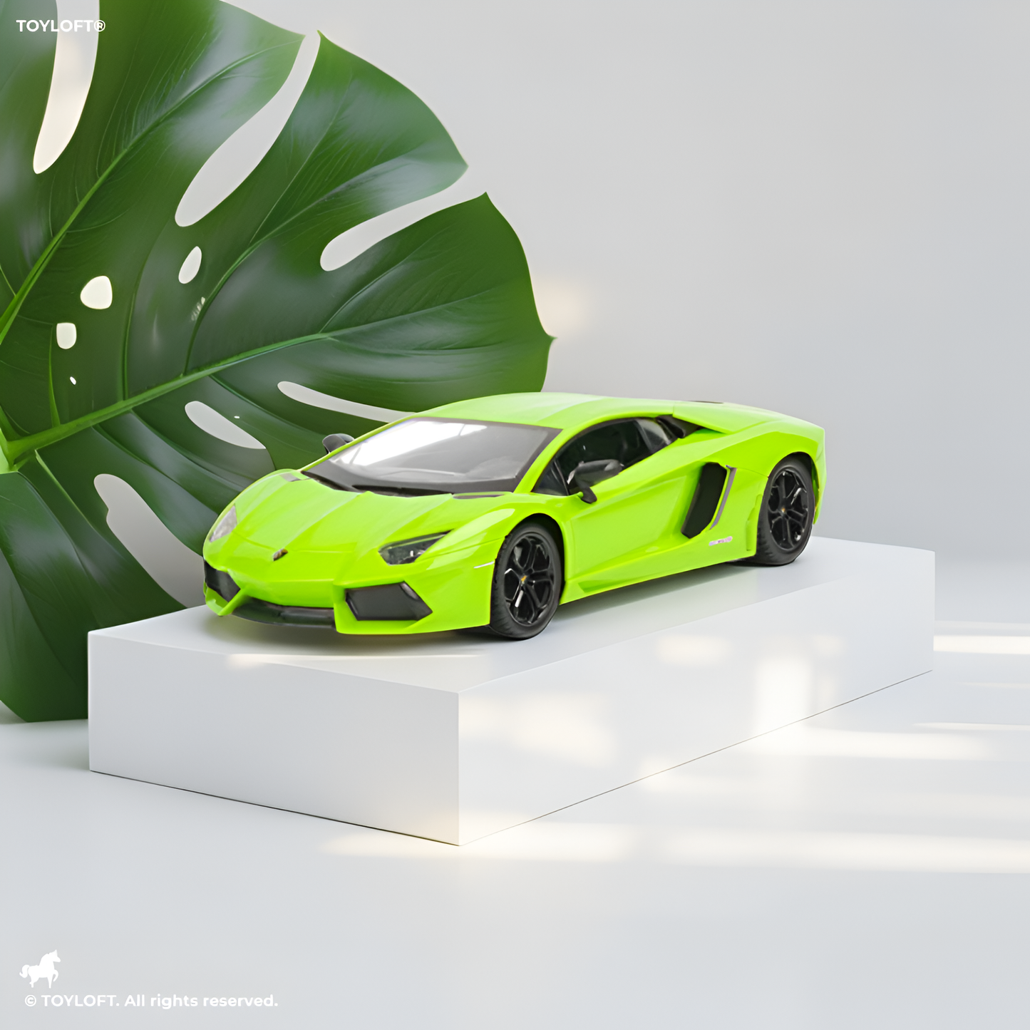 Lamborghini Remote Control Car Rechargeable | High Speed RC Sports Car Toy for Kids Green LMI14041.