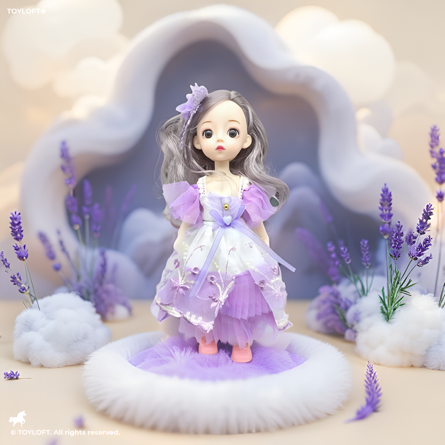 Lavender Baby Doll Toy for Kids - Barbie Style Doll | Cute Playtime Baby Dolls for Little Ones LMI10477