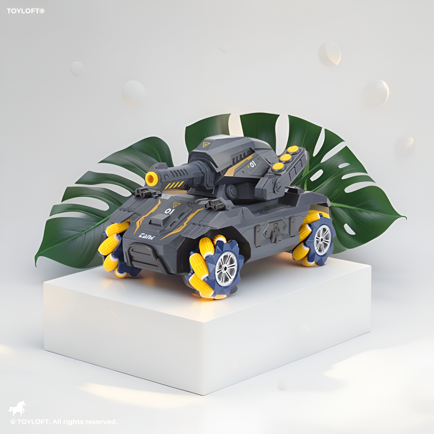 BattleBeast – Remote Control Drift Tank Car Gesture Induction Stunt Armored Vehicle Toy for Kids & Adults  – LMI13007