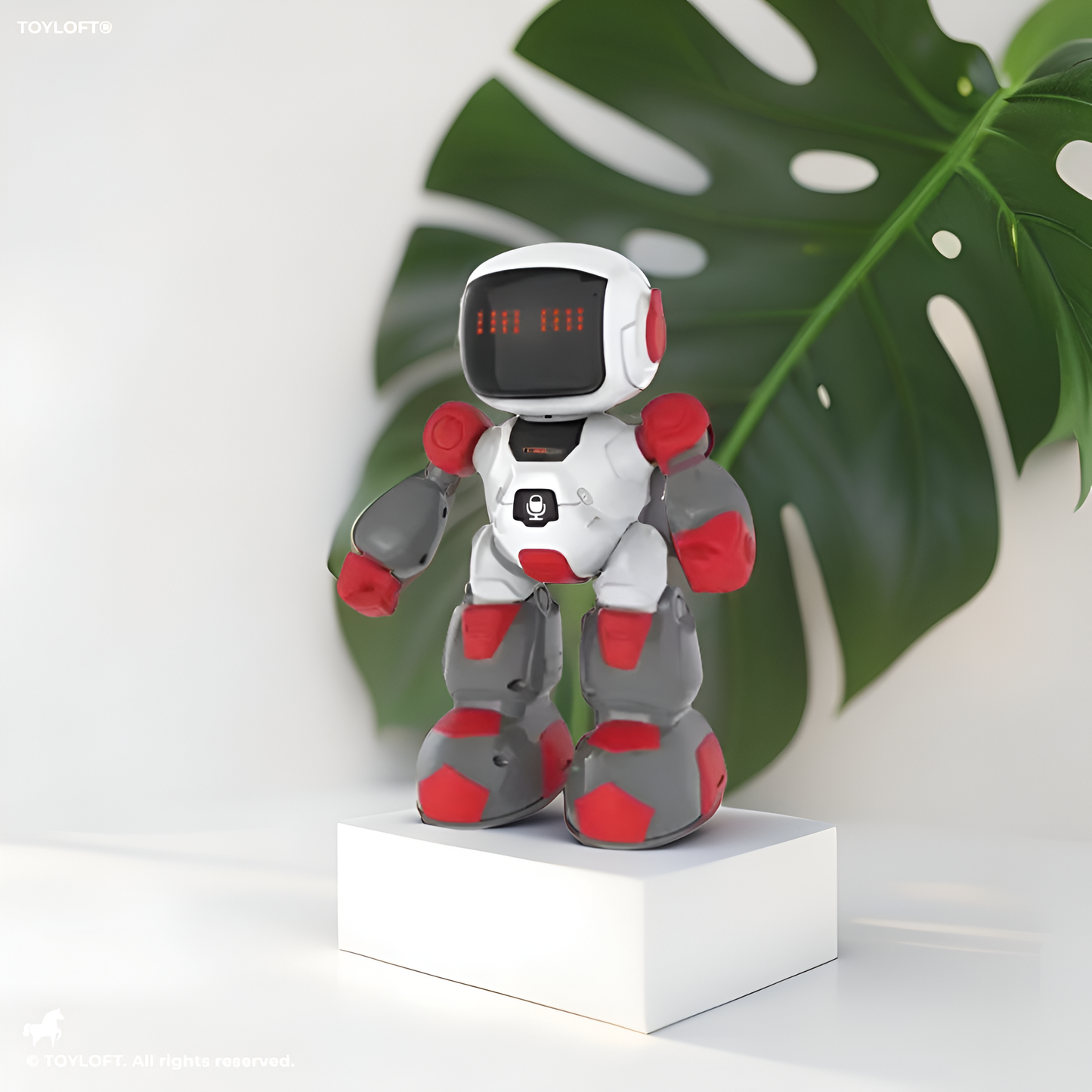 RED - SoccerSense Robo – Smart Infrared Soccer Robot Toy for Kids | Gesture & Watch Control - NX11657