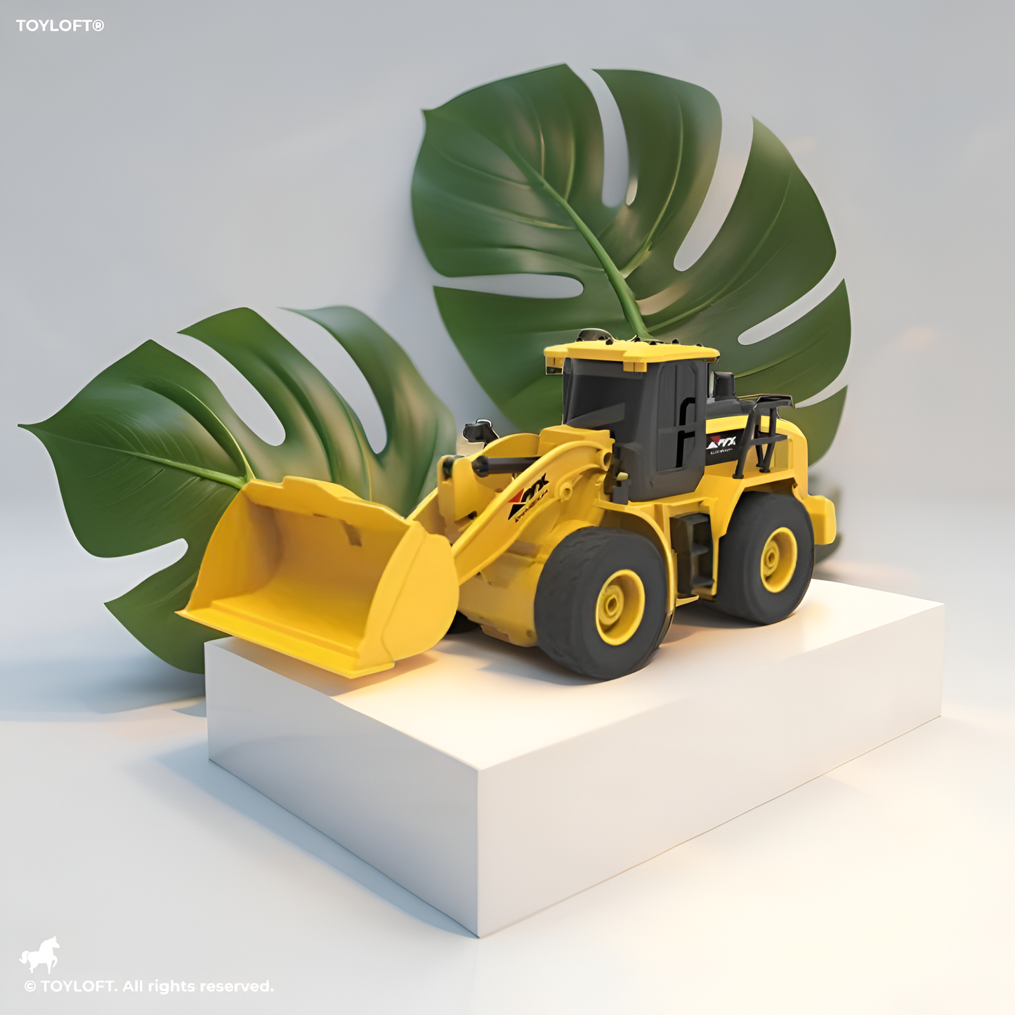 MegaBuild Bulldozer – 6-Channel Rechargeable Construction Truck with Realistic Lights, Sounds & Powerful Motor | Toy for Kids - MD113.