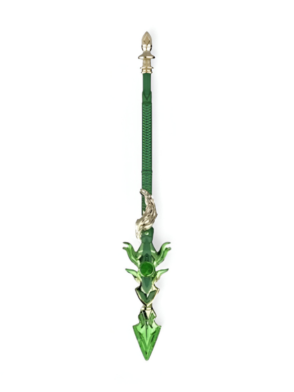 Green Crystal Miniature Staff Prop - Nature / Poison Element Collectible NX12494