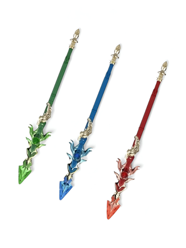 Green Crystal Miniature Staff Prop - Nature / Poison Element Collectible NX12494