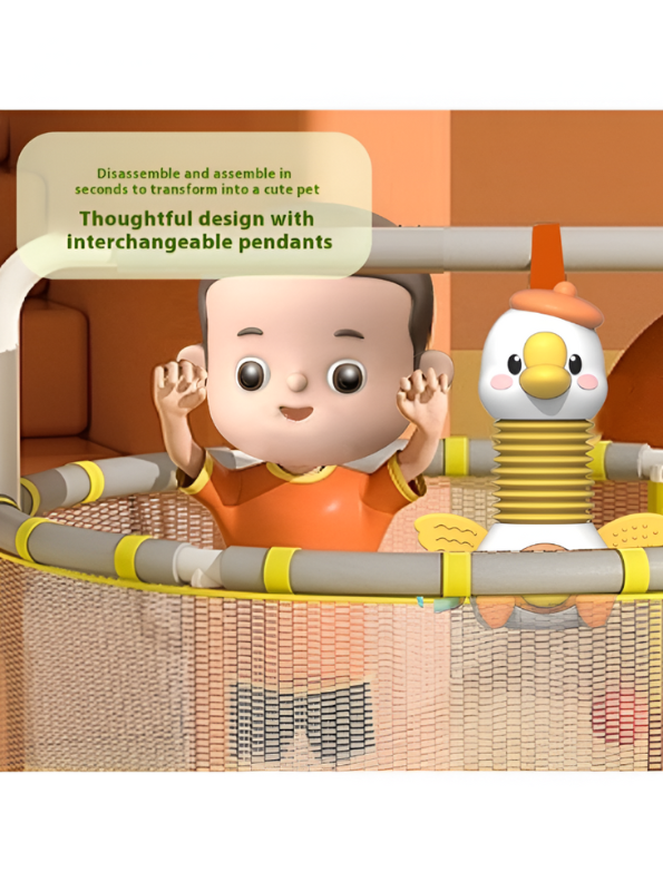 Multifunctional Baby Educational Learning Toy | Suction Cup Rotating Duck Sensory Activity Game for Infants NX15658