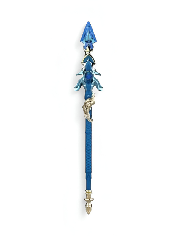 Blue Crystal Mage Staff Miniature - Icy Water Element Weapon NX12494