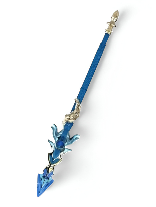 Blue Crystal Mage Staff Miniature - Icy Water Element Weapon NX12494