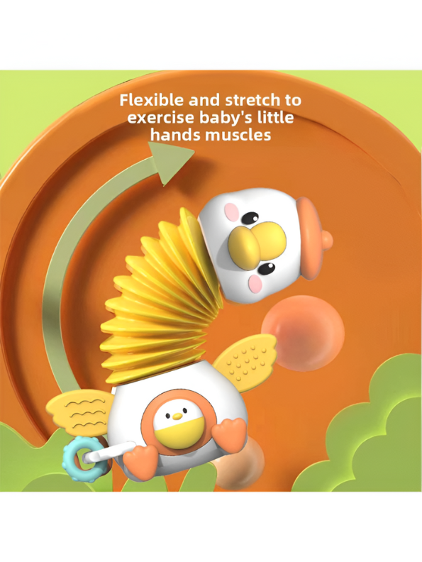 Multifunctional Baby Educational Learning Toy | Suction Cup Rotating Duck Sensory Activity Game for Infants NX15658