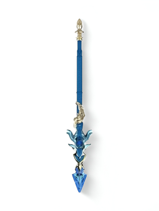 Blue Crystal Mage Staff Miniature - Icy Water Element Weapon NX12494