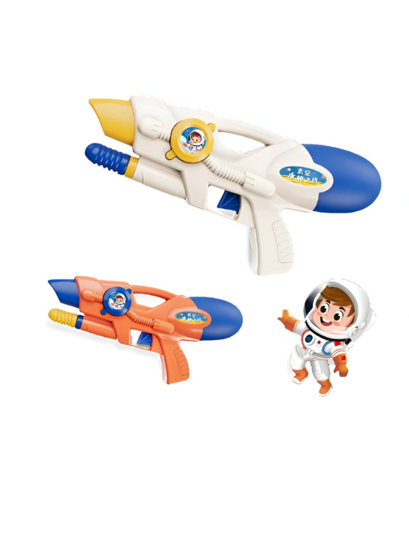 Cosmic Astro Water Gun Toy Blaster – Astro Pichkari for Holi & Outdoor Summer Fun | Kids Water Shooter White LMI14374.