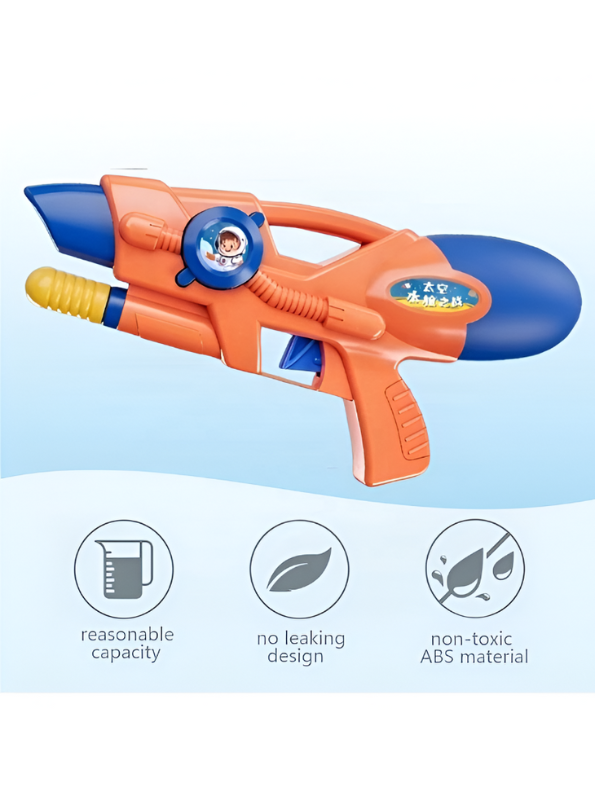 Cosmic Astro Water Gun Toy Blaster – Astro Pichkari for Holi & Outdoor Summer Fun | Kids Water Shooter White LMI14374.