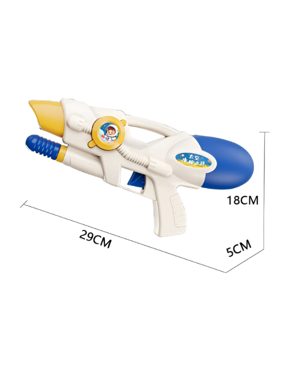 Cosmic Astro Water Gun Toy Blaster – Astro Pichkari for Holi & Outdoor Summer Fun | Kids Water Shooter White LMI14374.