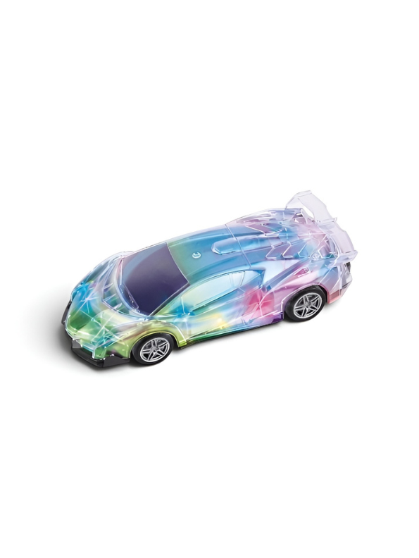 Cosmic Drifter 1:18 Scale Mint Green Transparent Light-Up RC Sports Car with Sound LMI16919