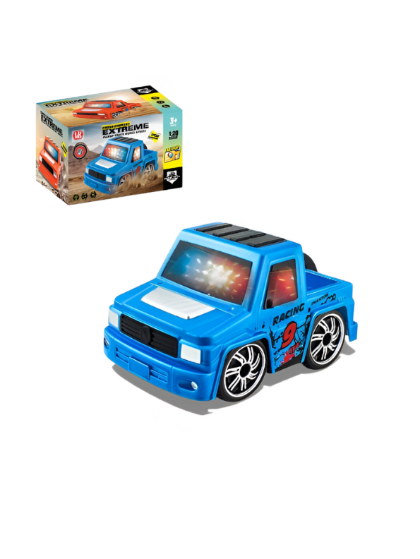 Cross Country EXTREME Pickup Truck Model – Heavy Duty Off-Road Toy Vehicle for Kids & Collectors Blue LMI13908.