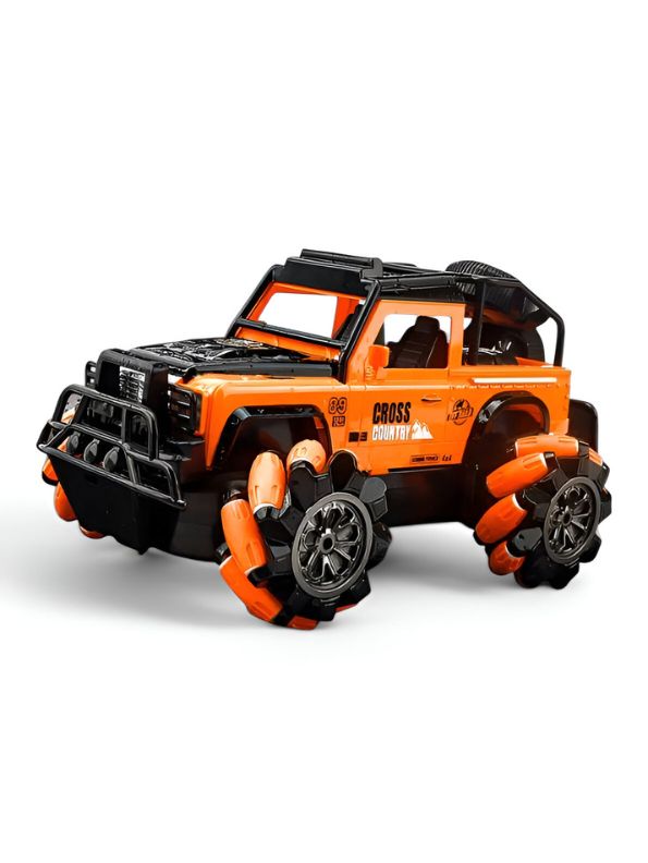 Orange Cross Country Off-Road Drifting RC Car for Kids – High-Speed Remote Control Vehicle with All-Terrain Wheels