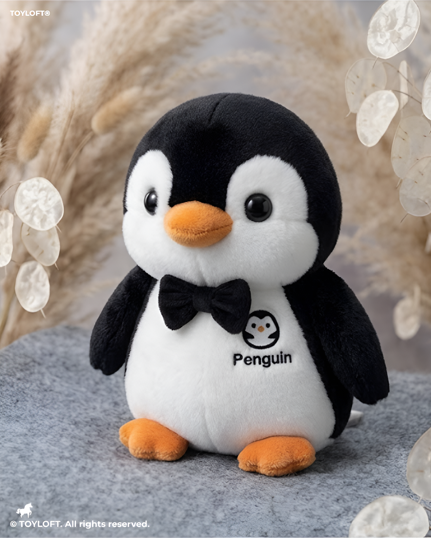 Cuddly Penguin Plush Toy with Bow Tie – 10-Inch Soft Stuffed Animal ST16760.