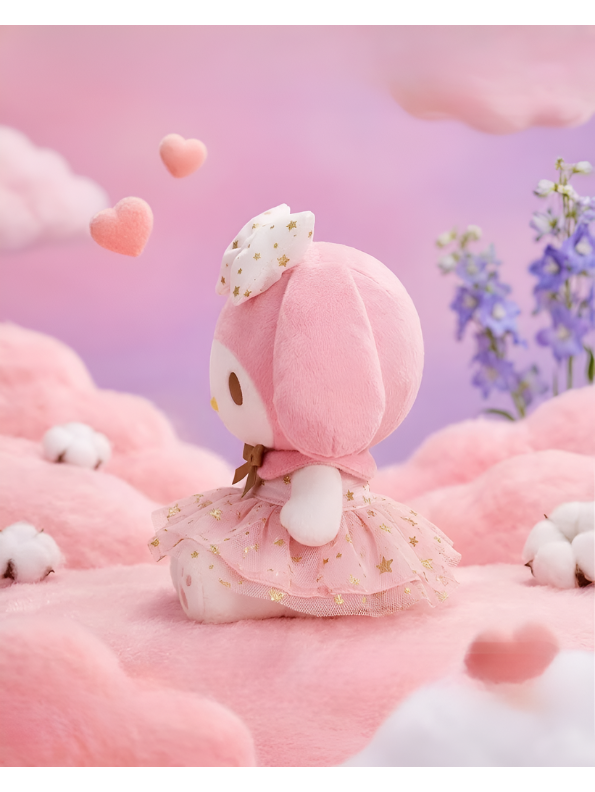 Cute 10-Inch Pink Bunny Plush Toy ST15440.