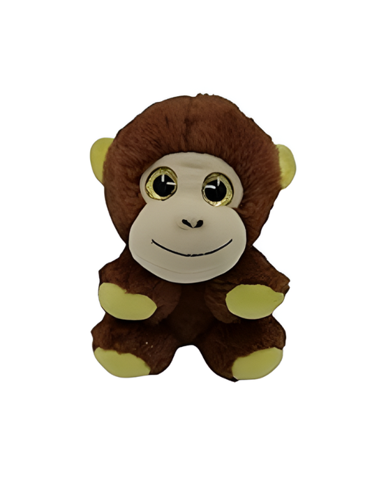 Cute 6-Inch Brown Monkey Plush Toy ST14952.