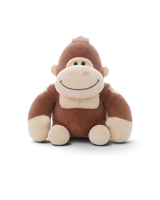 Cute 8-Inch Gorilla Stuffed Animal Plush Toy Brown ST11456.