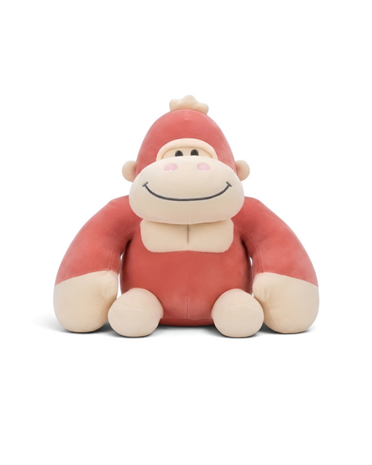 Cute 8-Inch Gorilla Stuffed Animal Plush Toy Pink ST11456.