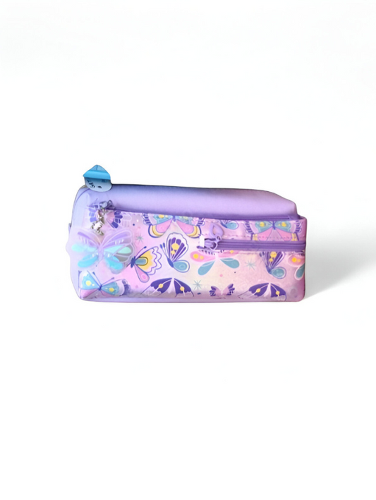 Lavender - Cute Butterfly Pouch for Kids – Adorable & Durable Storage Bag for School, Travel & Gifts NOVGBT-50005.