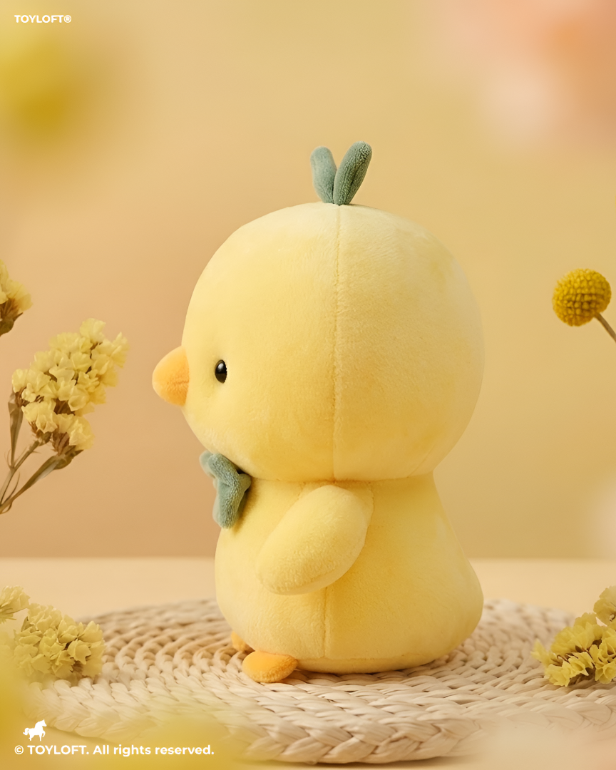 Cute Chick Plush Toy – 10-Inch Soft Stuffed Duckling with Bowtie, Adorable Soft Toy for Kids ST15748
