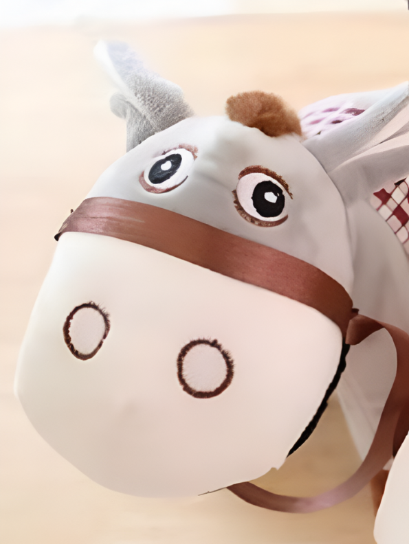 Grey - Cute Donkey Plush – 8-Inch Soft Stuffed Animal for Kids & Toddlers LMI11088.