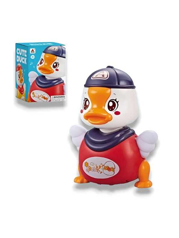 Cute Duck Interactive Walking Toy for Toddlers | Musical & Dancing Duck Toy with Wings | Fun Creative Gift for Babies.