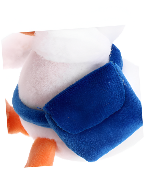 Cute Duck Plushie with Mini Backpack & Eyeglasses – Soft Cuddly Stuffed Toy for Kids LMI11615.