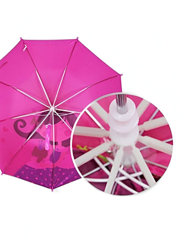 Cute Girl with Frog Umbrella and Crown on Top – 47cm Whimsical Anime-Inspired Art NOV9696.