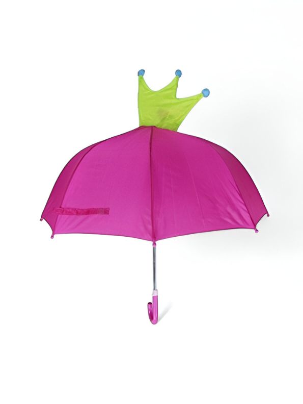 Cute Girl with Frog Umbrella and Crown on Top – 47cm Whimsical Anime-Inspired Art NOV9696.