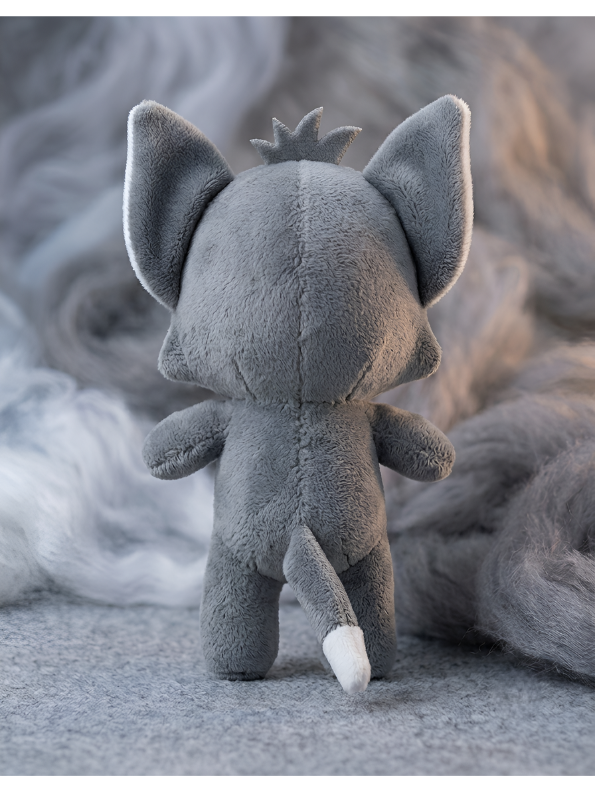 Cute Grey Tom Cat Plush Toy 7-Inch – Soft Cartoon Stuffed Toy ST16775.