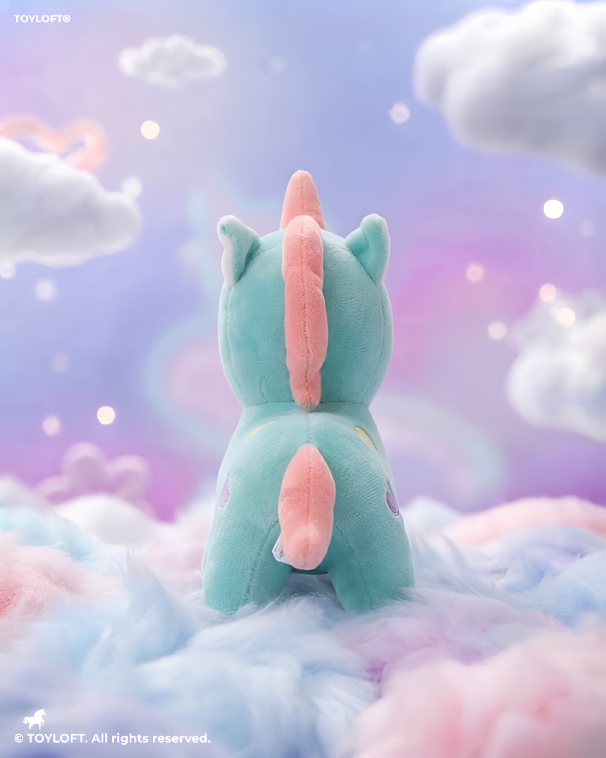 Cute Mint Green Unicorn Dinosaur Stuffed Animal Plush Soft Toy ST9625