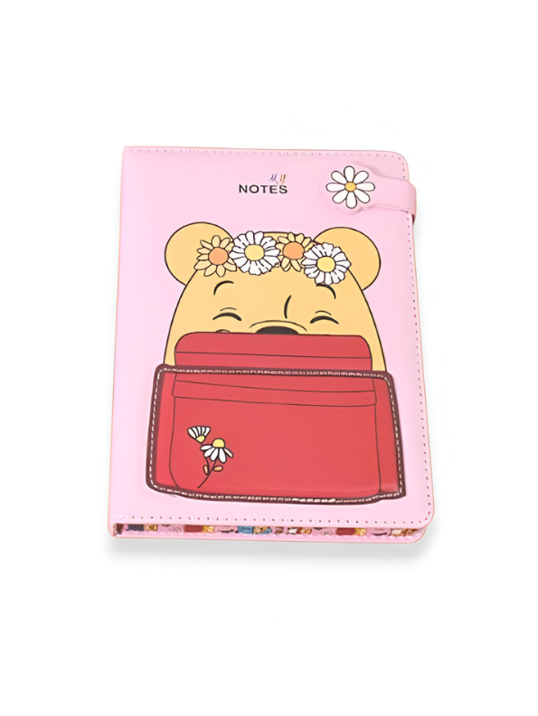 Teddy Bear Cute Notebook – Kawaii Journal for School, Office & Creative Writing | Aesthetic Stationery Gift NOVGBT-50301.