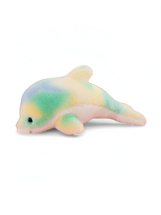 Cute Pastel Dolphin Plush Toy – Soft & Cuddly 10-Inch Stuffed Animal for Kids & Collectors LMI11472.