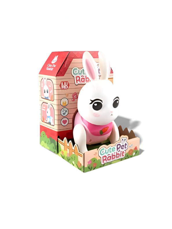 Cute Pet Rabbit House – Dancing Rabbit Toy for Kids with Music & Fun Movements LMI14550.