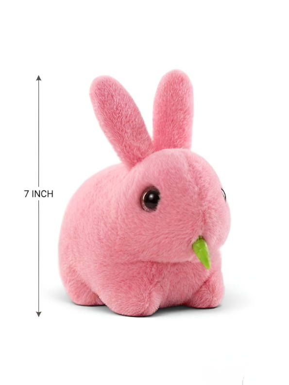 Cute Pink Bunny Stuffed Plush Toy – 7 Inch Soft Rabbit for Kids ST11955