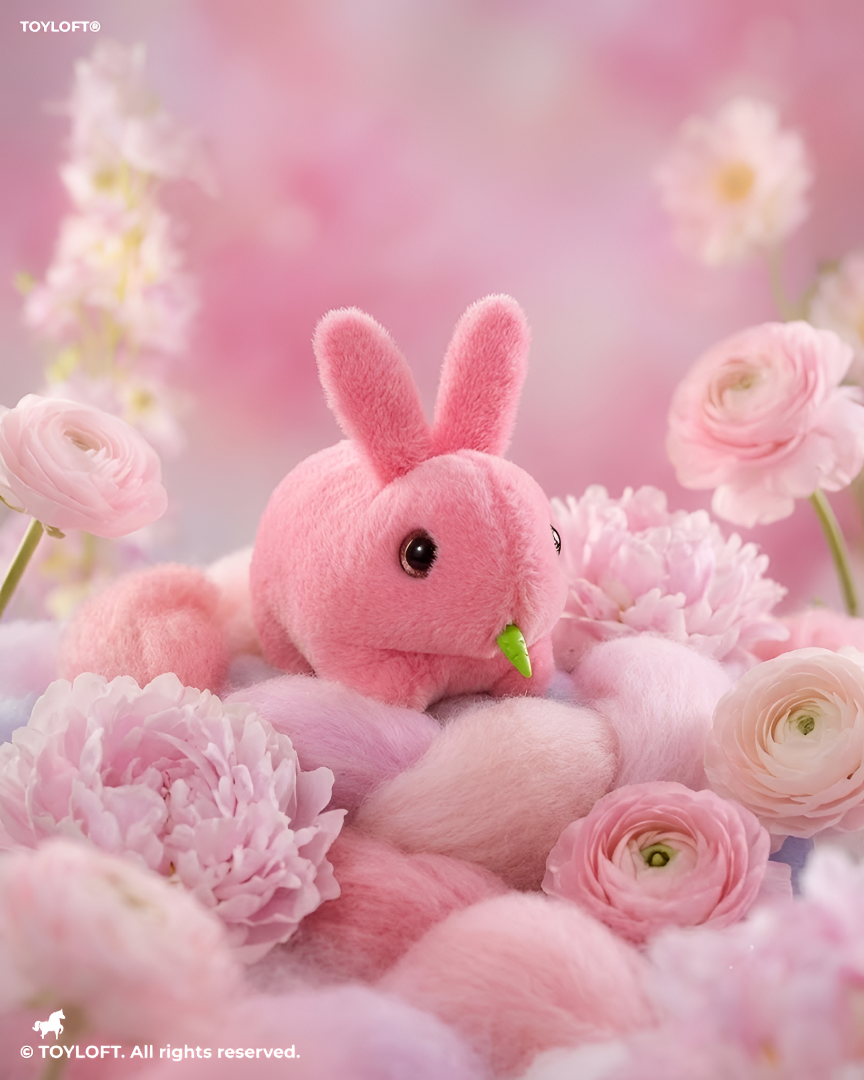 Cute Pink Bunny Stuffed Plush Toy – 7 Inch Soft Rabbit for Kids ST11955