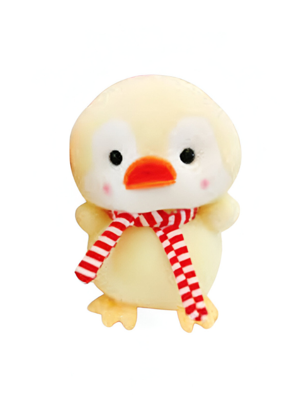 Cute Yellow Duck Stuffed Animal with Blue Scarf, 7-Inch Plush Toy for Kids LMI11603.