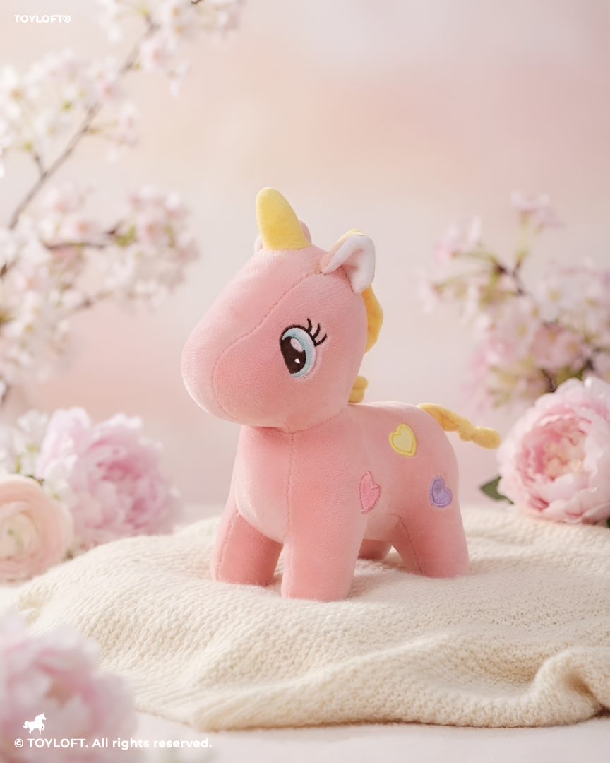 Cute Pink Unicorn Dinosaur Stuffed Animal Plush Soft Toy ST9625